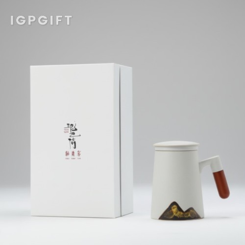 遠山茶水過濾泡茶杯