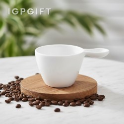 勺子形陶瓷杯