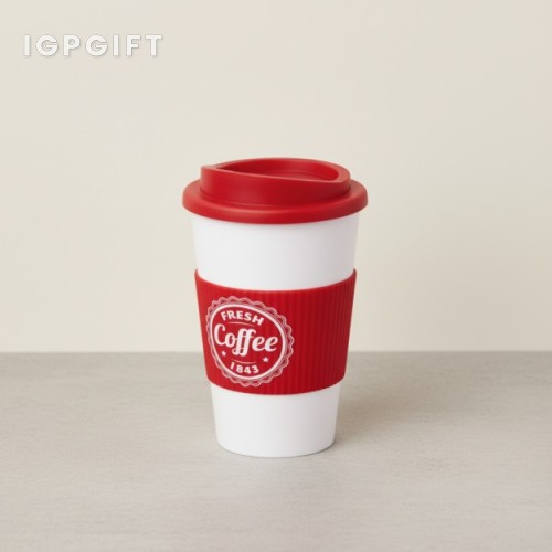 握柄雙層保溫杯