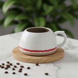 圓肚咖啡杯