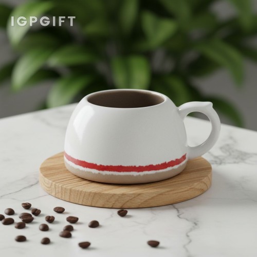 圓肚咖啡杯