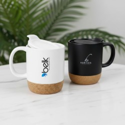 雅致雙色陶瓷保溫杯