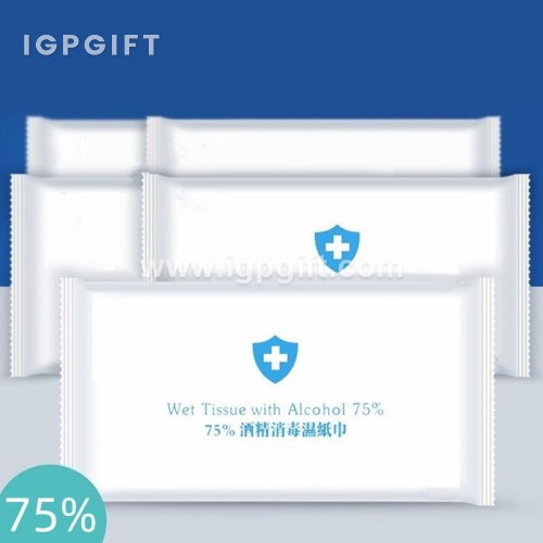 一次性酒精消毒濕紙巾