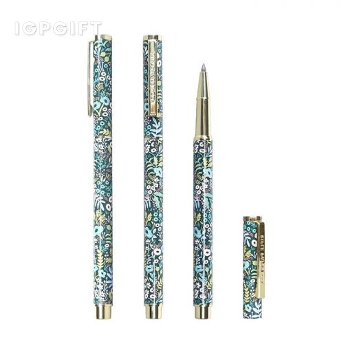 創意花紋金屬廣告筆