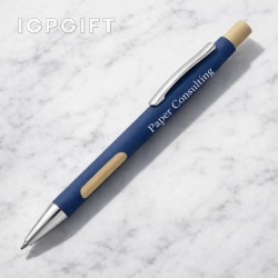 環保竹風格金屬筆