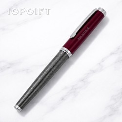 精緻九棱金屬滾珠筆