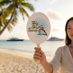 創意圓形手扇