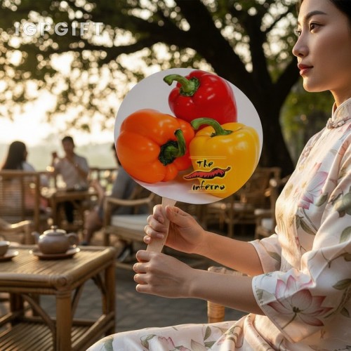 時尚圓筒手扇