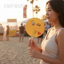 表情符號手持扇-吻