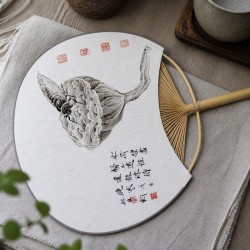 高檔和風團扇