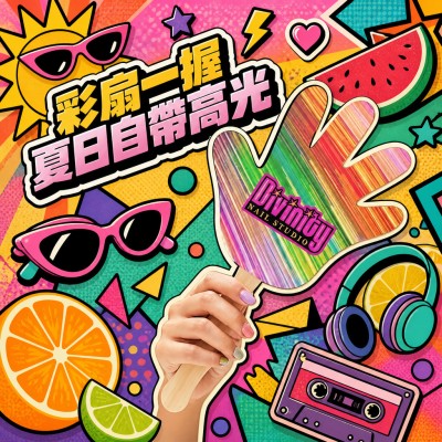 香港企業禮品訂製 - 全彩手提扇