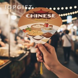 海洋貝殼流蘇手扇