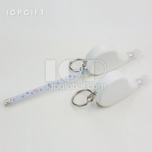 白色逗號拉尺筆