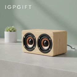 木質藍牙音箱