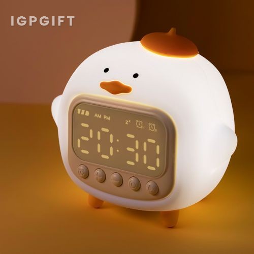 卡通夜燈電子鐘