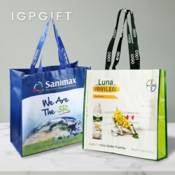 定製聚酯手柄摺疊無紡布袋