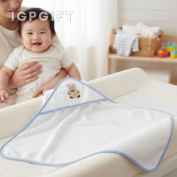 嬰兒連帽浴巾