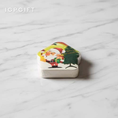 卡通聖誕老人壓縮毛巾