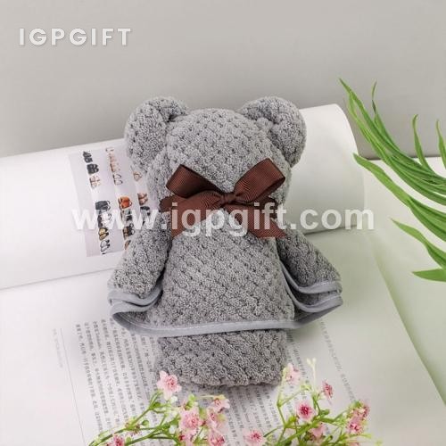 創意小熊毛巾禮品