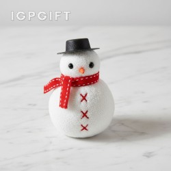 純棉壓縮雪人毛巾