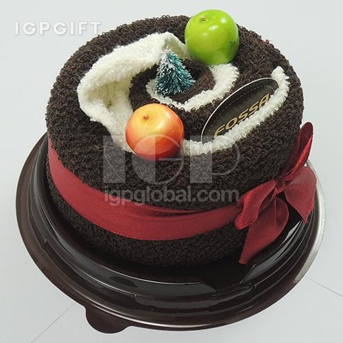生日蛋糕壓縮毛巾