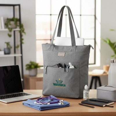 香港企業禮品訂製 - 15寸護理筆電托特包 - 刺繡款