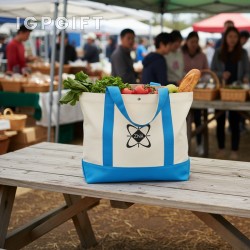 市場專用按扣帆布手提袋