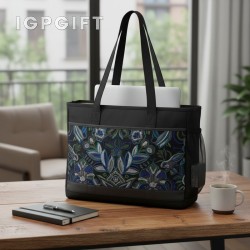 便攜式辦公電腦包 - 刺繡款