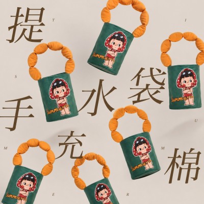 香港企業禮品訂製 - 充棉手提水桶袋