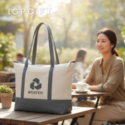 環保多功能拉鏈手提袋