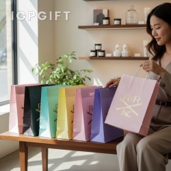 彩色磨砂手提袋