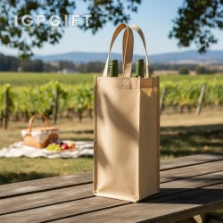 雙手柄酒瓶袋
