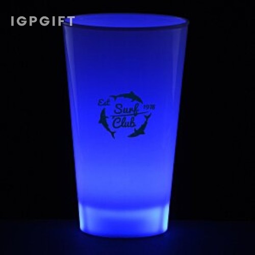 LED發光磨砂杯 - 17盎司 - 固體色
