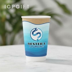 全彩保溫紙杯-16盎司-天然