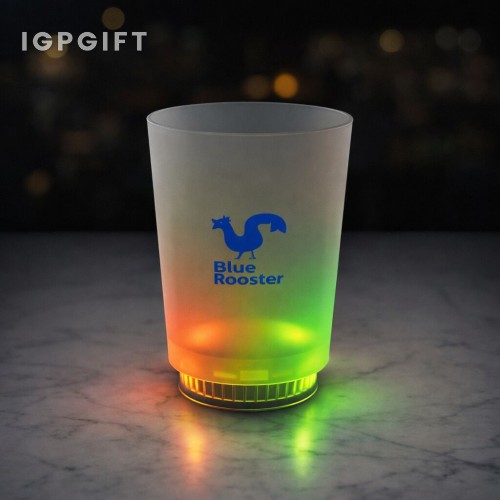 多彩發光磨砂杯