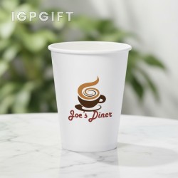 紙質熱冷飲杯 - 12盎司 - 低訂量 - 全彩印刷