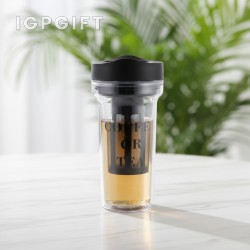 雙層保溫茶壺隨行杯