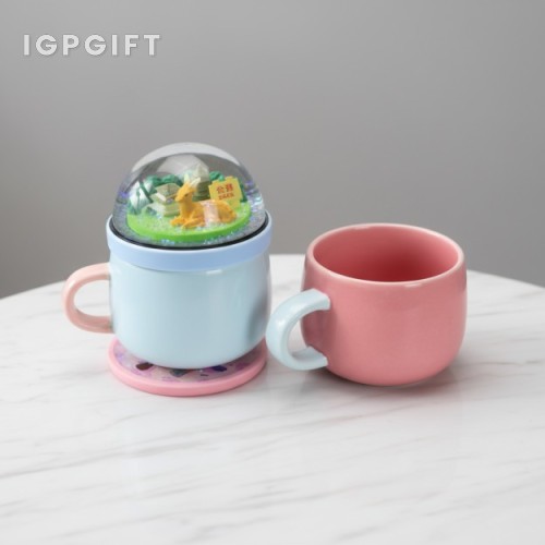 3D立體場景咖啡杯套裝
