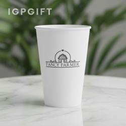 保溫紙質旅行杯 - 16盎司 - 小批量定製