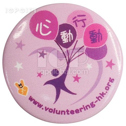 圓形磁石襟章