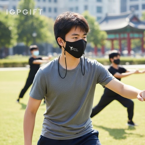青少年可調式雙層面罩與掛繩