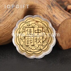黃金月餅金箔擺飾