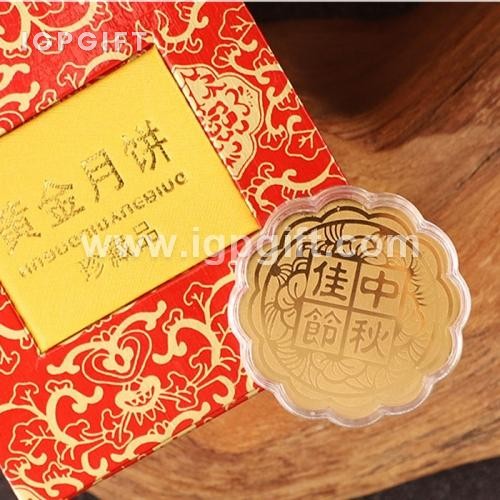 黃金月餅金箔擺飾