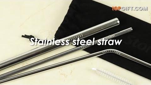 Creative Stainless Steel Straw Set