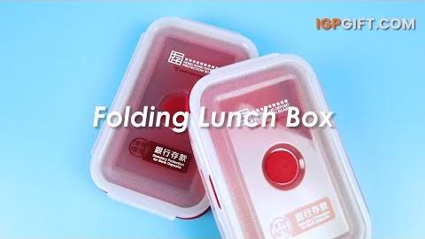 Creative Silicone Folding Lunch Box Crisper
