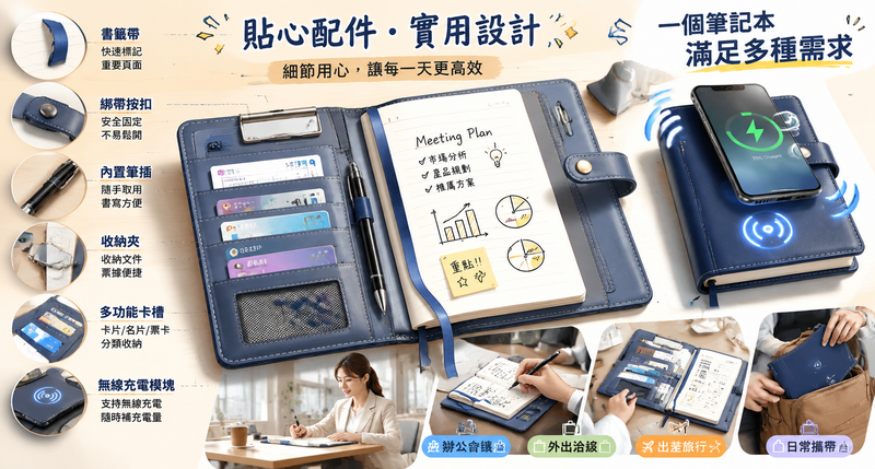 企業訂製筆記簿｜一款能傳遞溫度的商務禮品選擇
