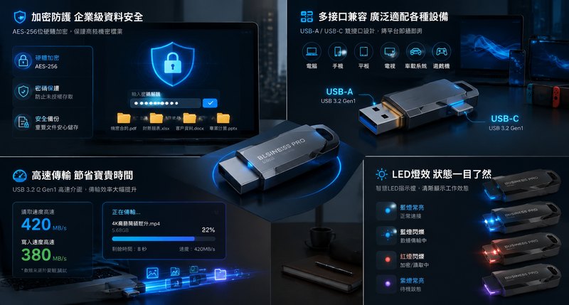 企業訂製USB手指|實用耐看的高質感商務禮品首選