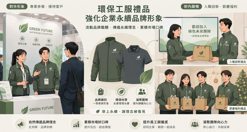 環保制服定製新趨勢,再生聚酯與有機棉工服應用