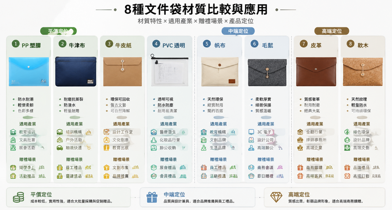 企業訂製文件袋｜實用商務收納禮品 品牌曝光超持久