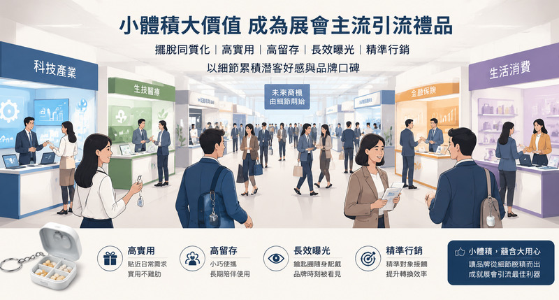 展會人氣禮贈品,匙扣迷你便攜藥盒實用推介